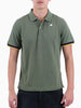 k way polo uomo vincent verde lichene 5264398
