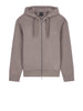 armani exchange felpa con zip uomo marrone chiaro 675243
