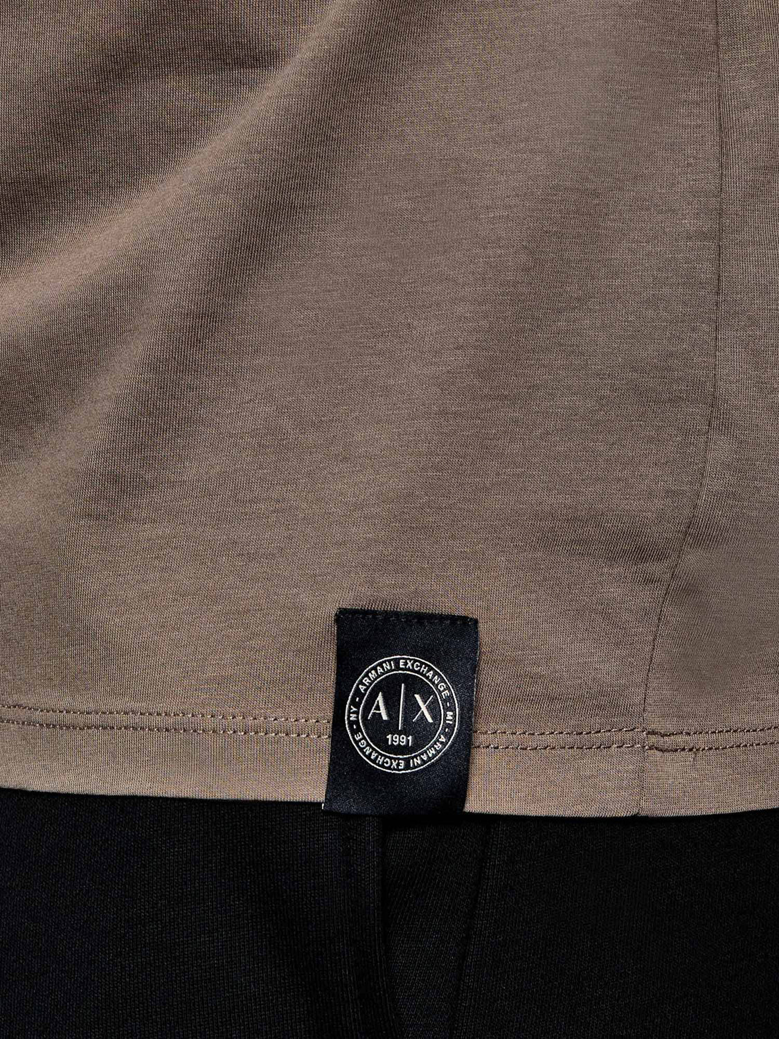 Armani Exchange T-shirt Uomo Marrone chiaro