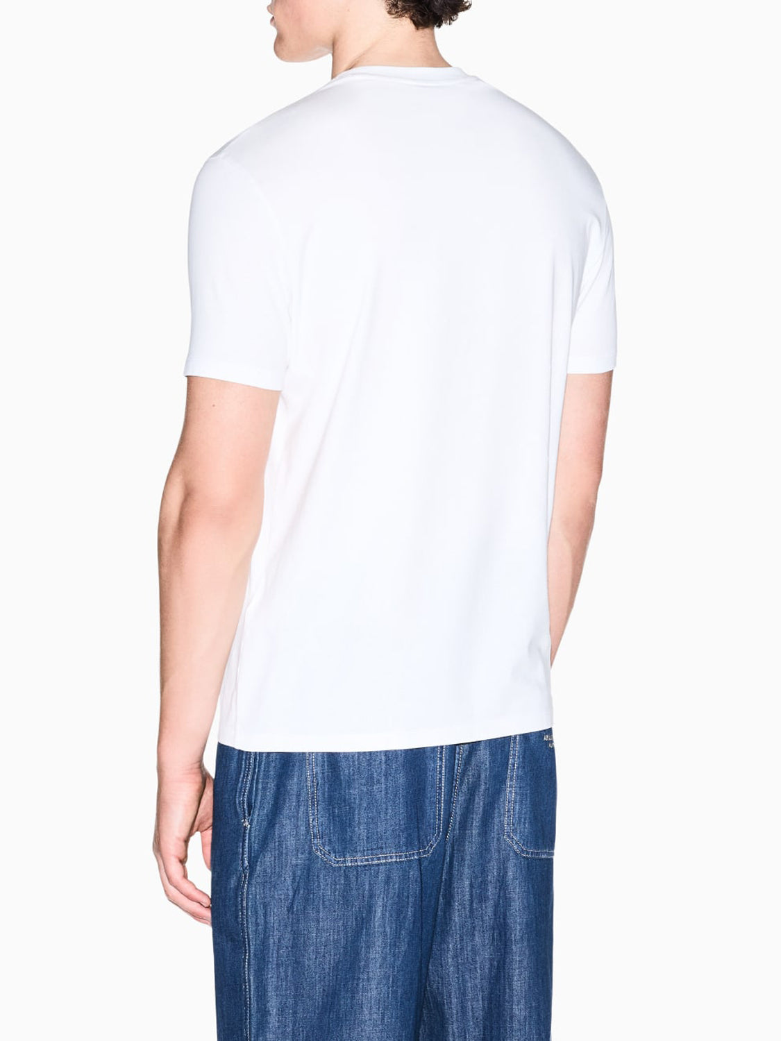 Armani Exchange T-shirt Uomo Bianco ottico