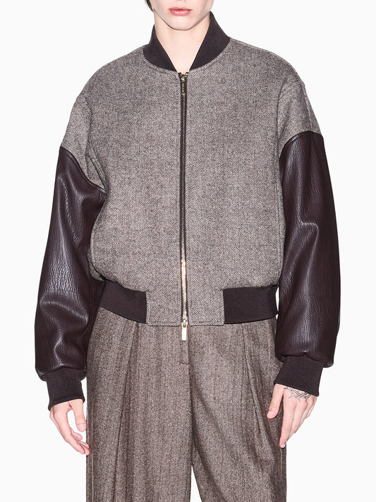Armani Exchange Bomber Donna Beige scuro
