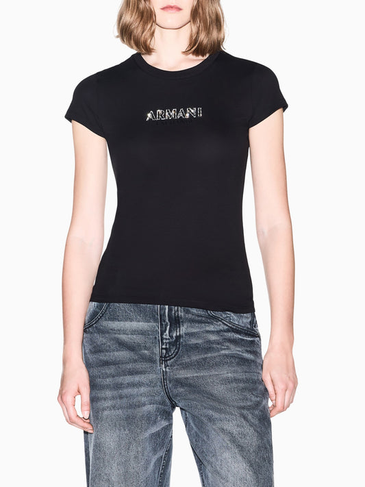 Armani Exchange T-shirt Donna Nero