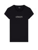 armani exchange t shirt donna nero 1019492