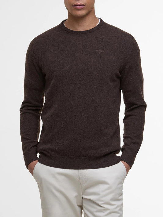 Barbour Maglione Uomo Essential Marrone