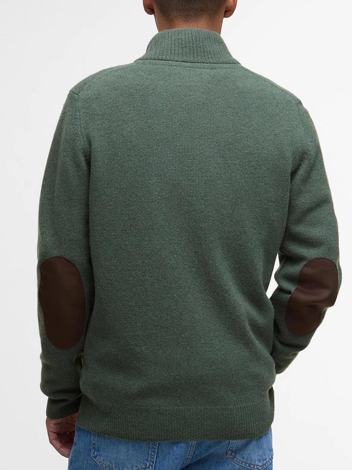 Barbour Cardigan Uomo Essential Olive