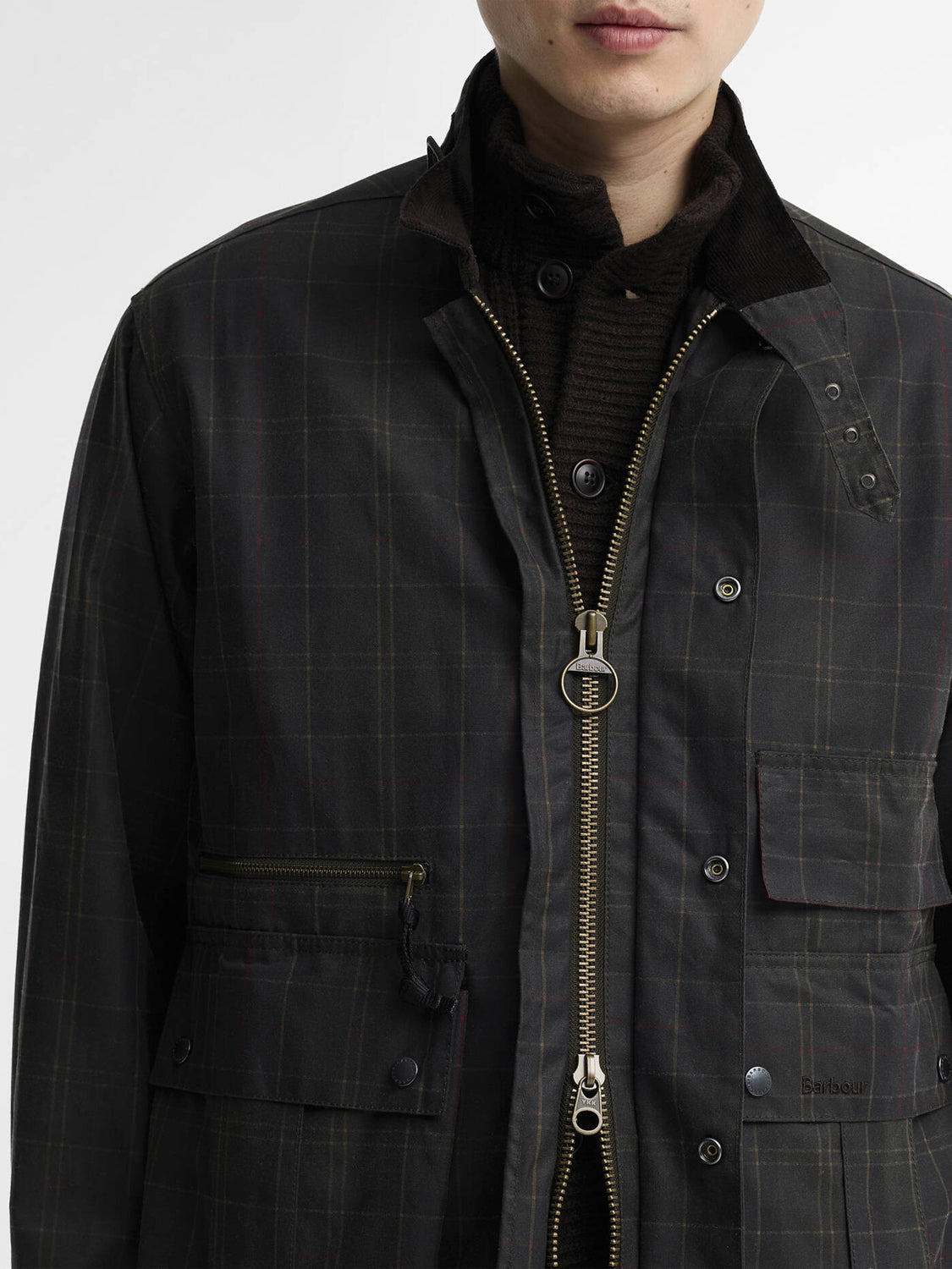 Barbour Giubbotto Leggero Uomo Ursula Classic Tartan