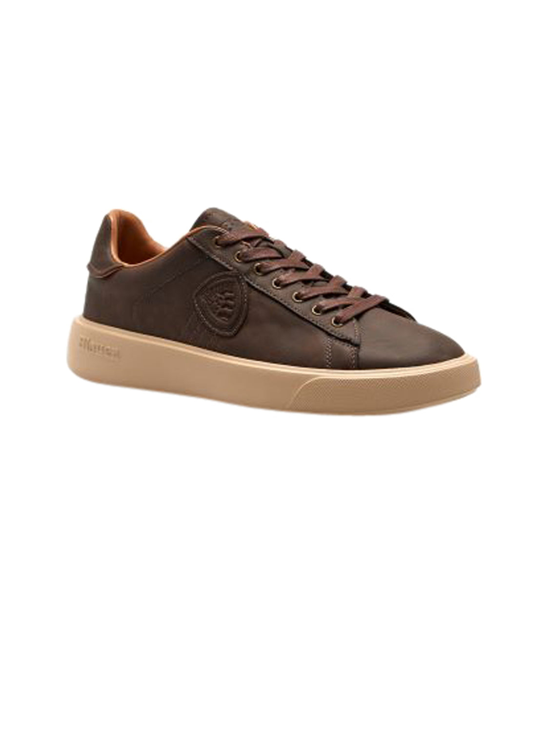 Blauer Sneakers Uomo Buck Marrone