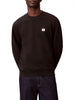 calvin klein felpa girocollo uomo nero 7574915