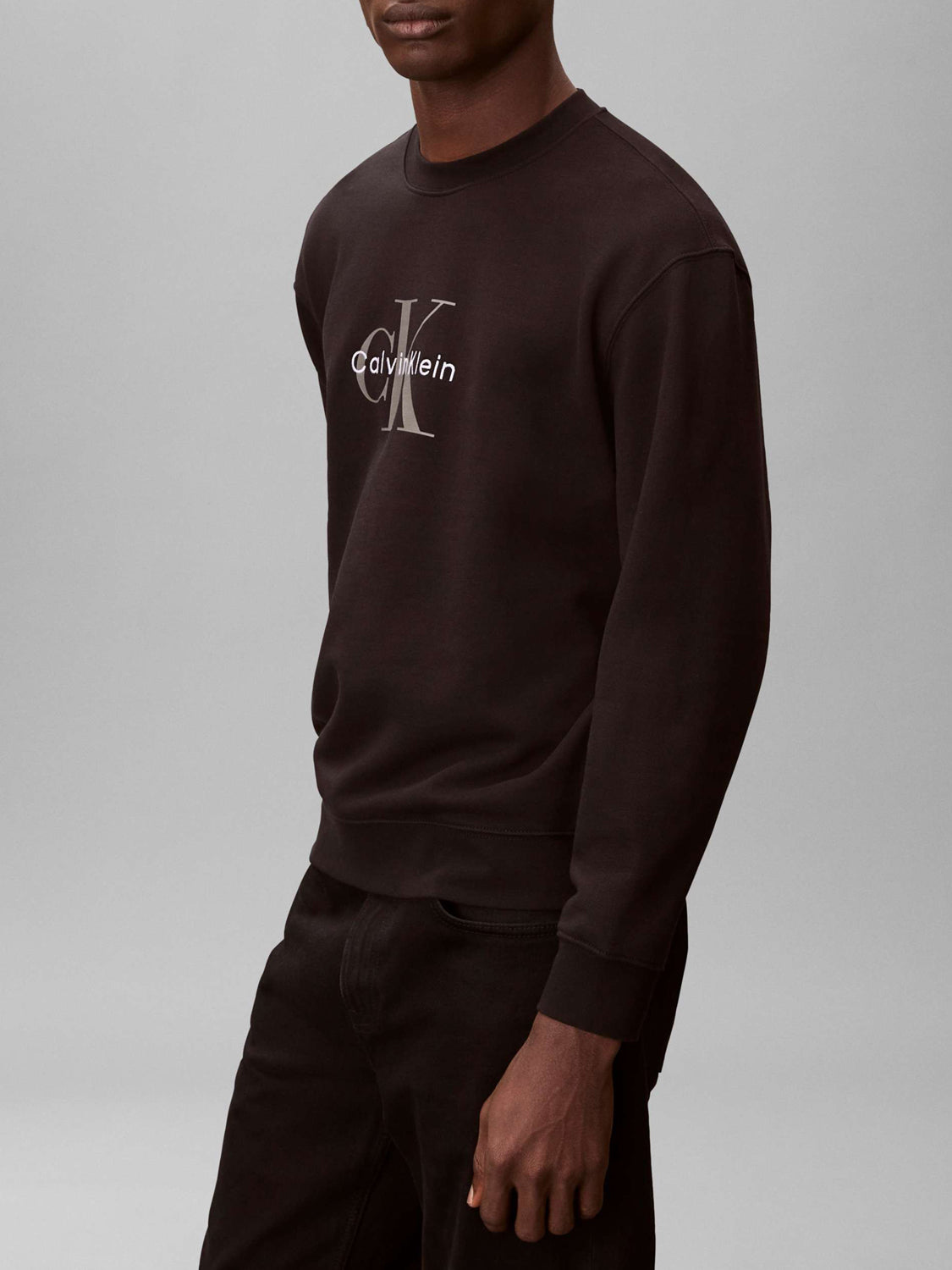 Calvin Klein Felpa Girocollo Uomo Nero