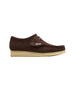 clarks scarpa stringata uomo wallabee marrone scuro 8492960