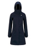 k way parka donna stephy bonded blu scuro 4953038