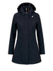 k way parka donna mathy bonded blu scuro 2063100