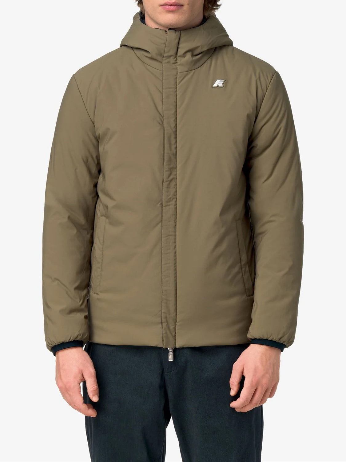 K-way Giubbotto Leggero Uomo Jack St Warm Double Blu Scuro