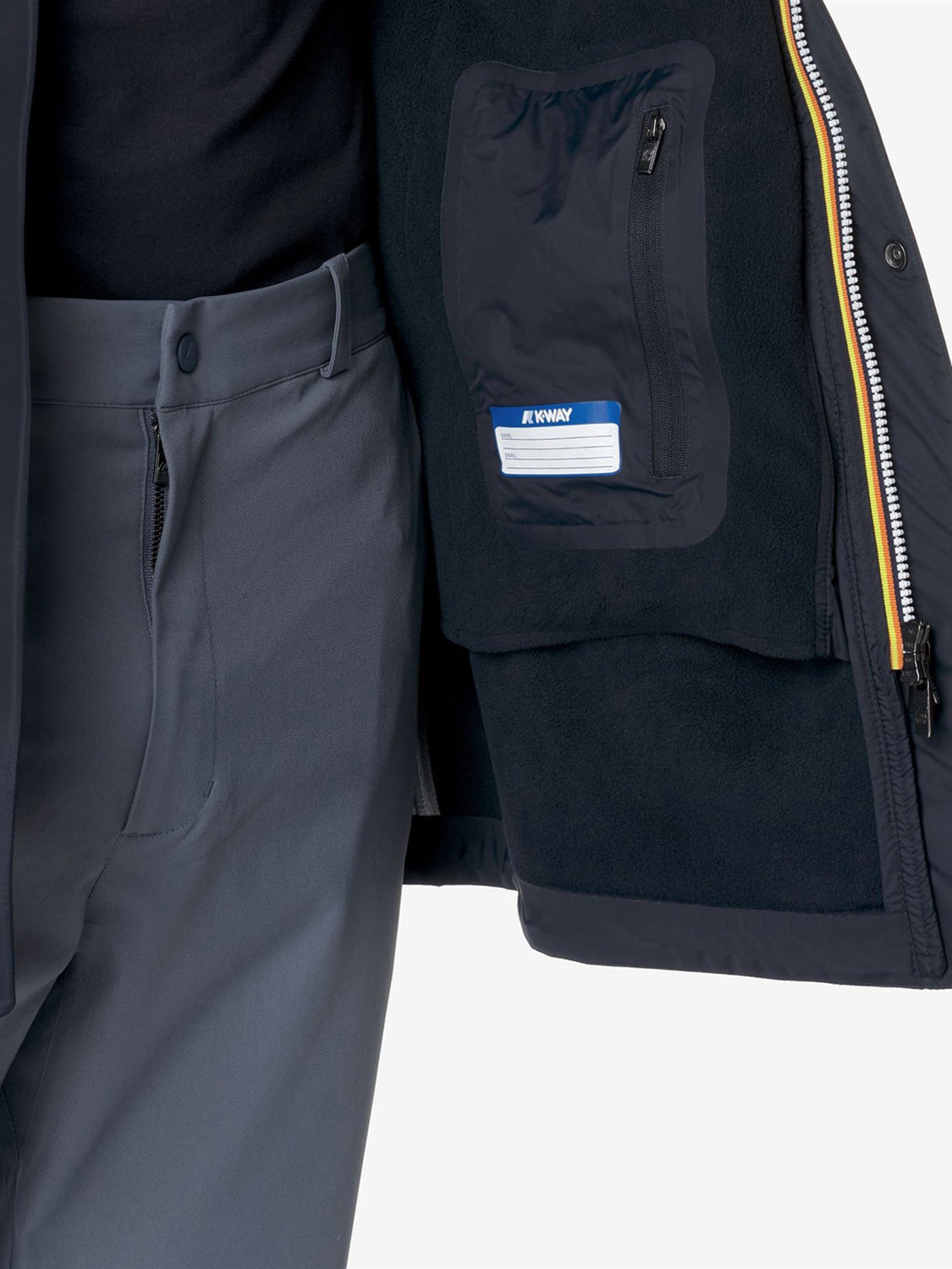 K-way Parka Uomo Marlyn Bonded Blu scuro