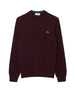 lacoste maglione uomo marrone scuro 9699154