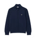 lacoste felpa con zip uomo navy 5038444