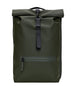 rains zaino unisex rolltop rucksack w3 verde 8933213