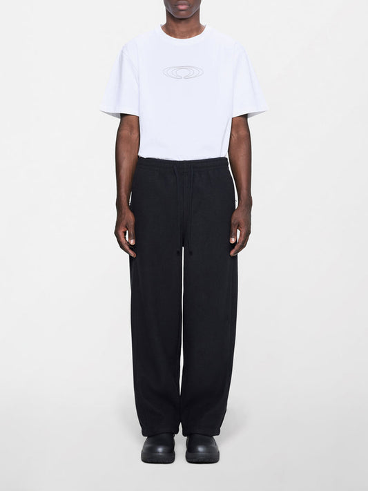 Rains Pantalone Unisex Fleece Pants Nero