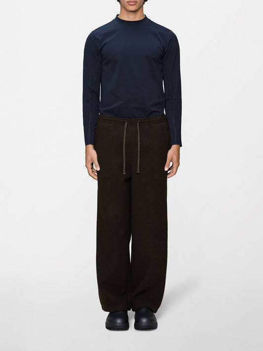 Rains Pantalone Unisex Fleece Pants Marrone