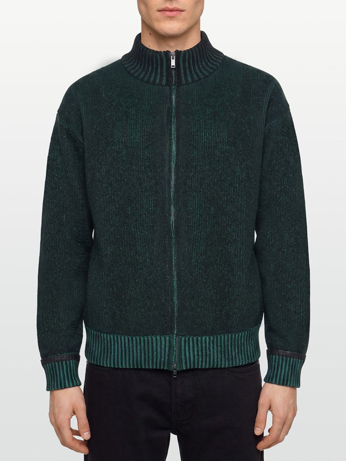 Rains Cardigan Unisex Sowa Knit Zip Cardigan Nero
