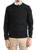 savile row maglione uomo girocollo nero 8341793