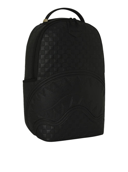 Zaino Unisex Raised check Nero