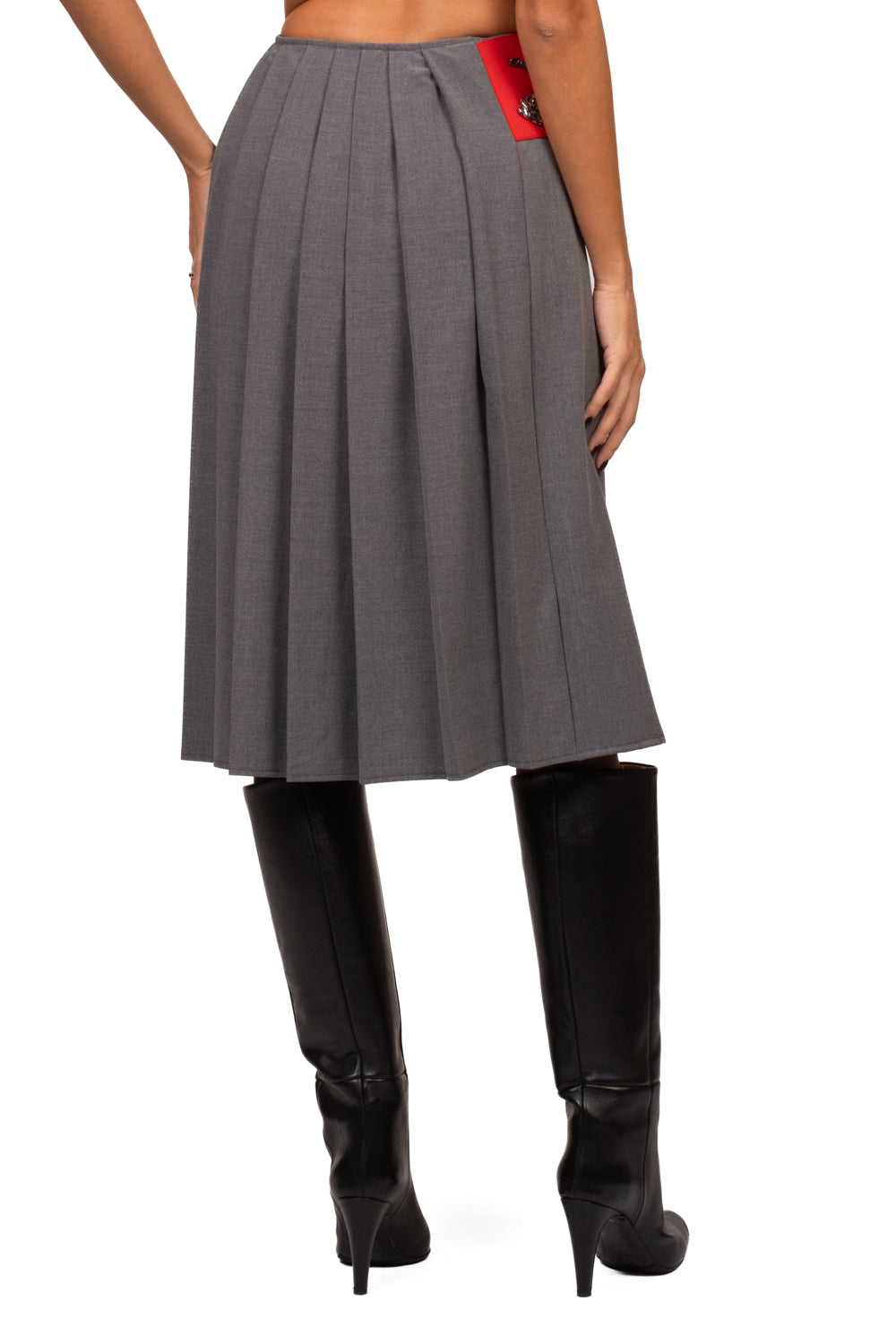 Tensione In Gonna Lunga Donna Grigio