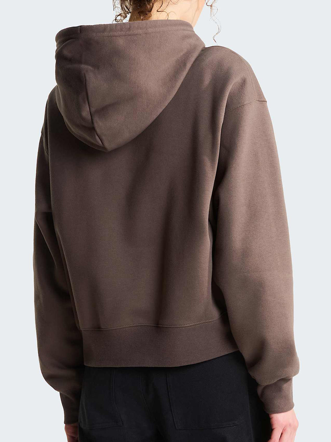 The North Face Felpa Cappuccio Donna Boxy Os Marrone