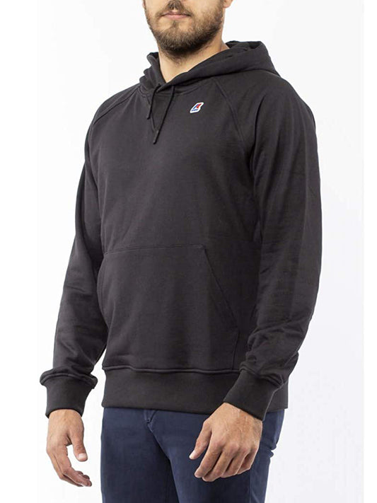 Felpa Girocollo Uomo Alban Nero