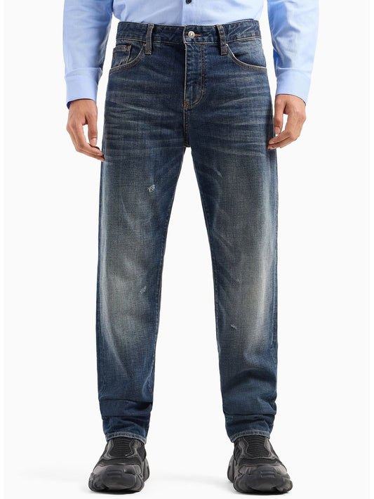 Jeans Regular Uomo Blu