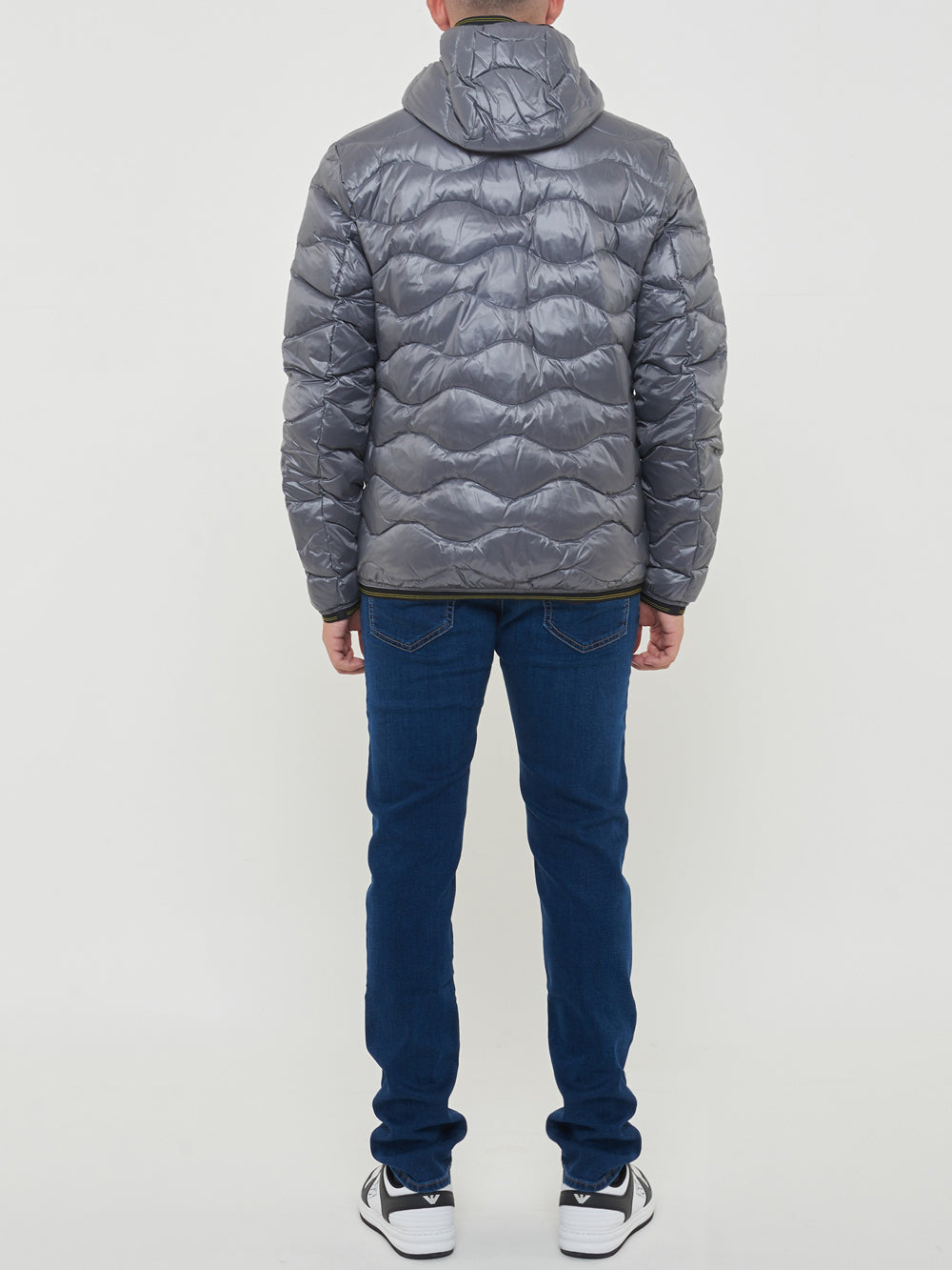 Piumino Uomo Wave Grigio