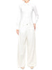 donna tensione in pantalone latte giusi velvet 6427526