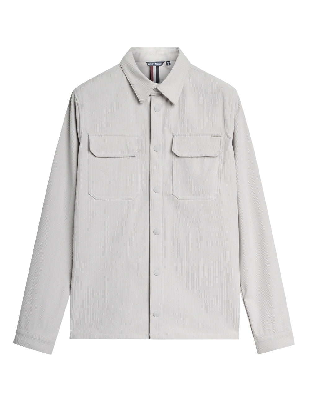 Camicia Antony Morato Relaxed Fit In Misto Viscosa Grigia Dal Tocco Caldo - Glamour Store