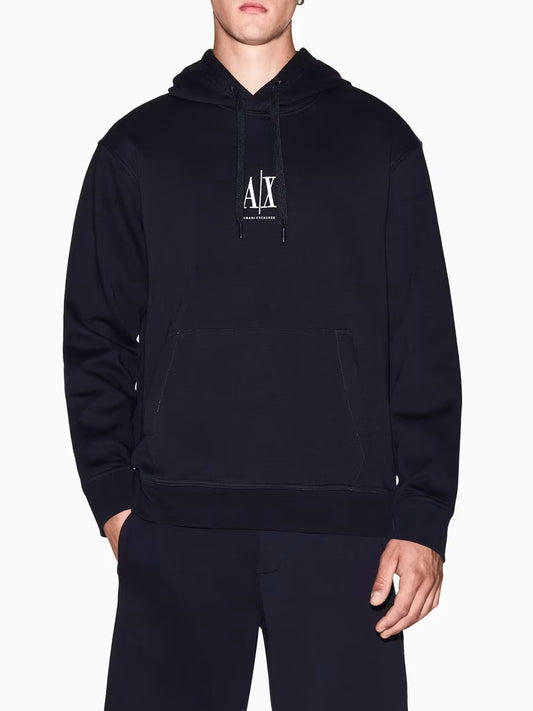 Armani Exchange Felpa Cappuccio Uomo XM000369-AF10818 Blu