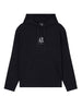 armani exchange felpa cappuccio uomo xm000369 nero 8309130