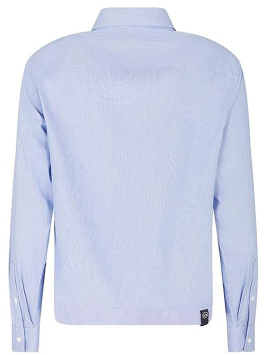 Armani Exchange Camicia Casual Uomo Blu