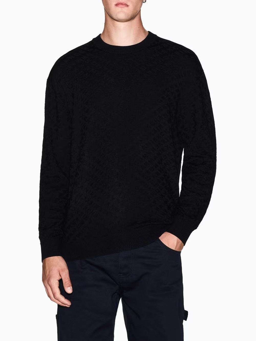 Pullover Uomo Nero