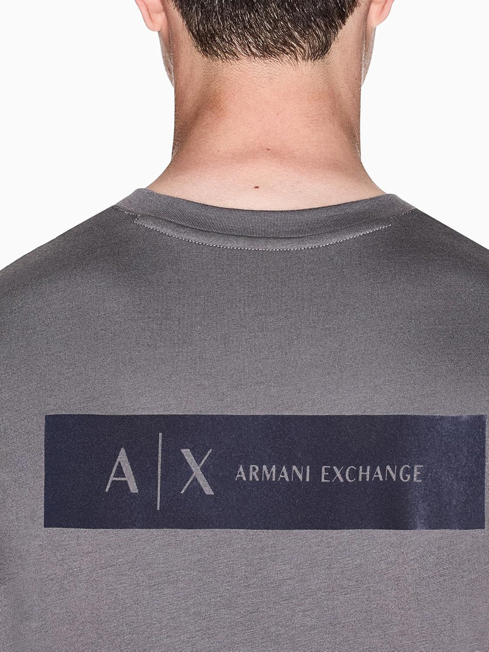 Armani Exchange T-shirt Uomo Grigio Scuro