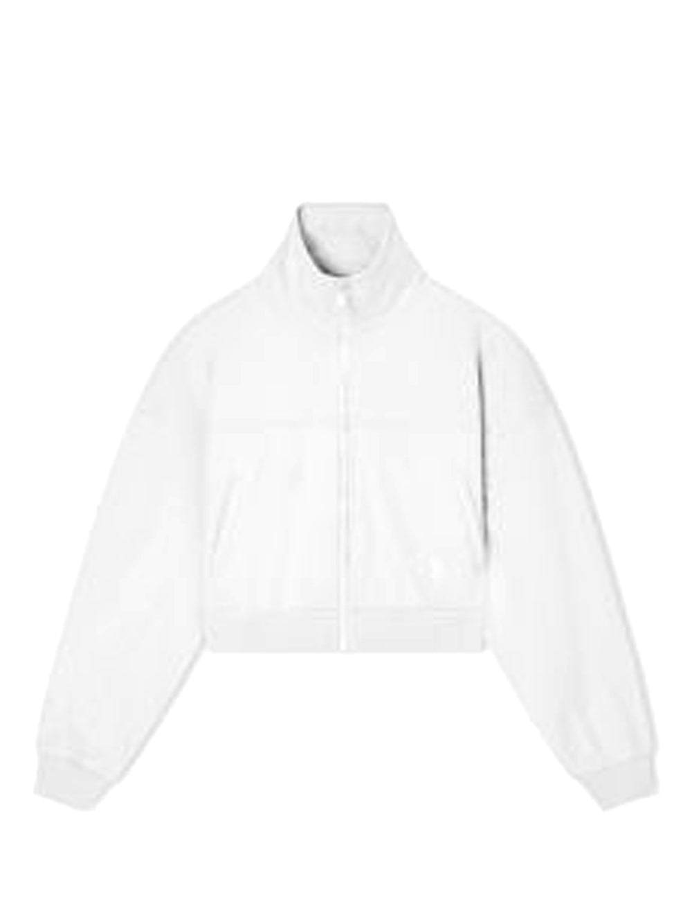 Armani Exchange Felpa con Zip Donna Grigio