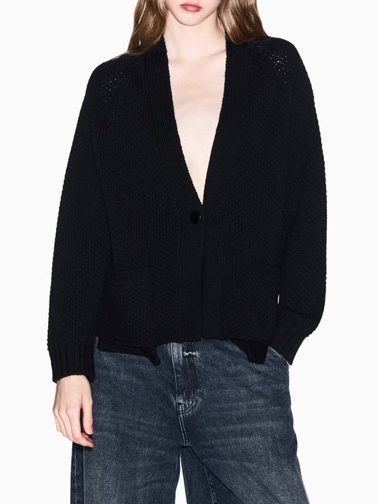 Cardigan Donna Nero