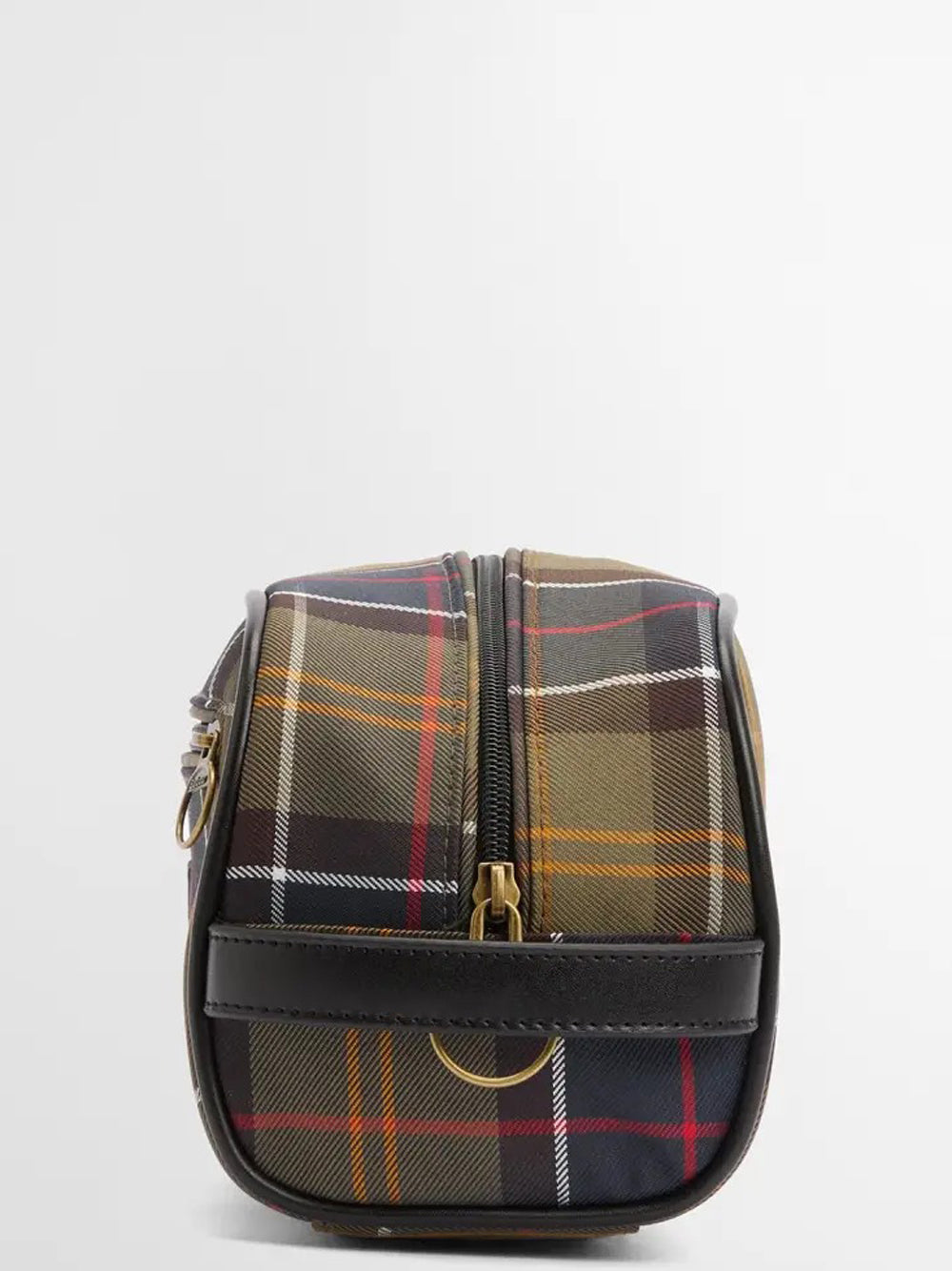 Borsa Pochette Uomo Tartan Verde
