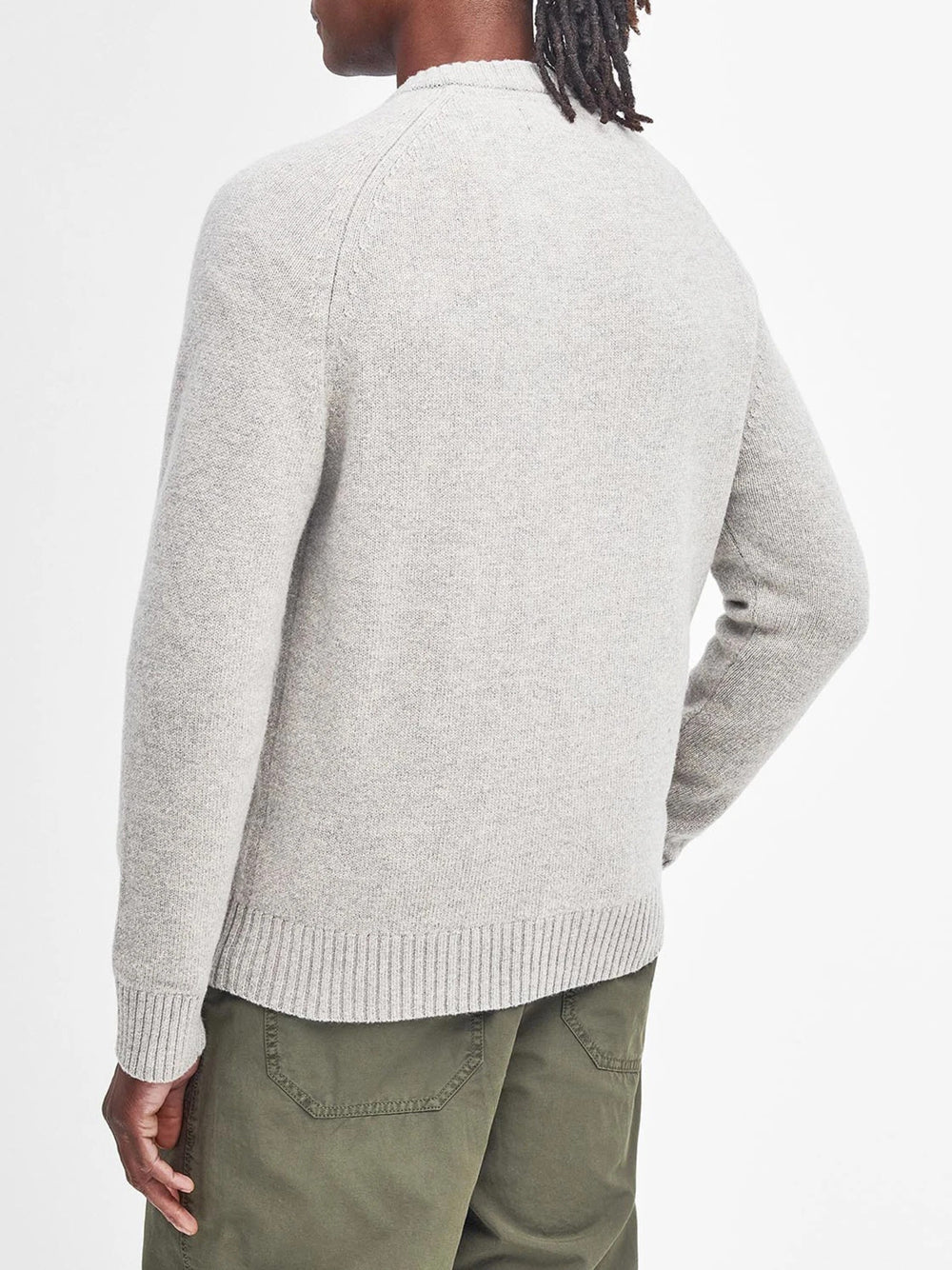 Barbour Pullover Uomo MKN1584 Grigio