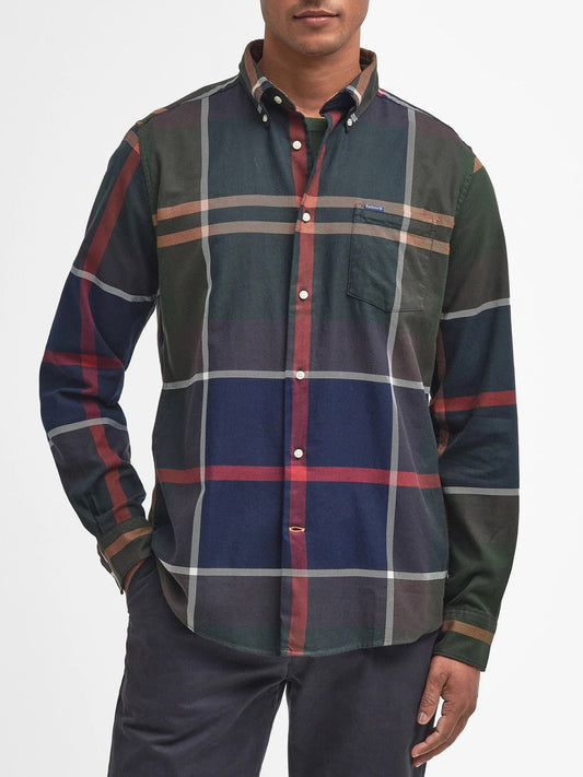 Camicia Casual Uomo Dunoon Verde