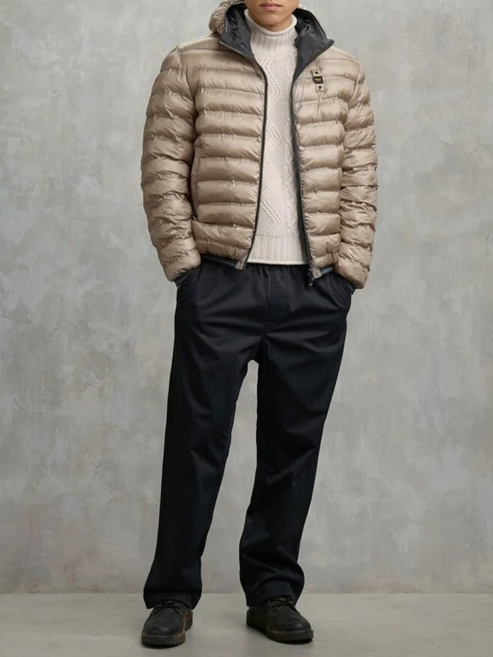 Blauer Giubbino Uomo Donald Grigio Antracite