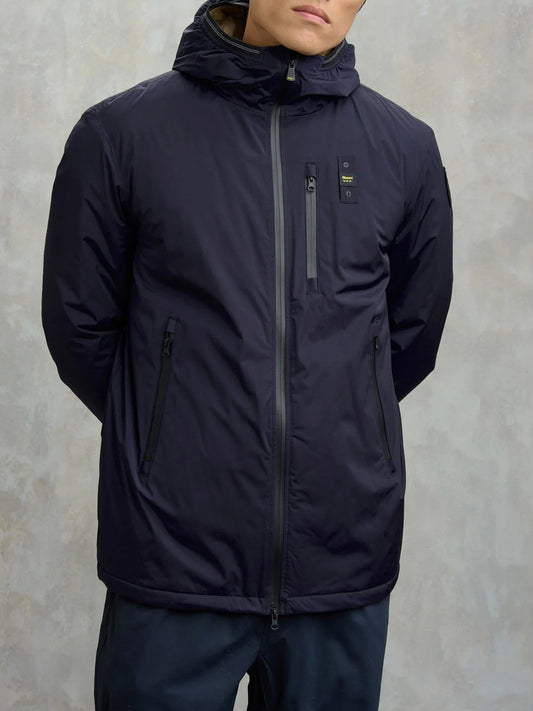 Blauer Impermeabile Uomo Jarvis Blu