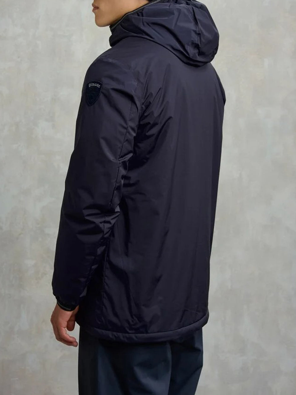 Blauer Impermeabile Uomo Jarvis Blu