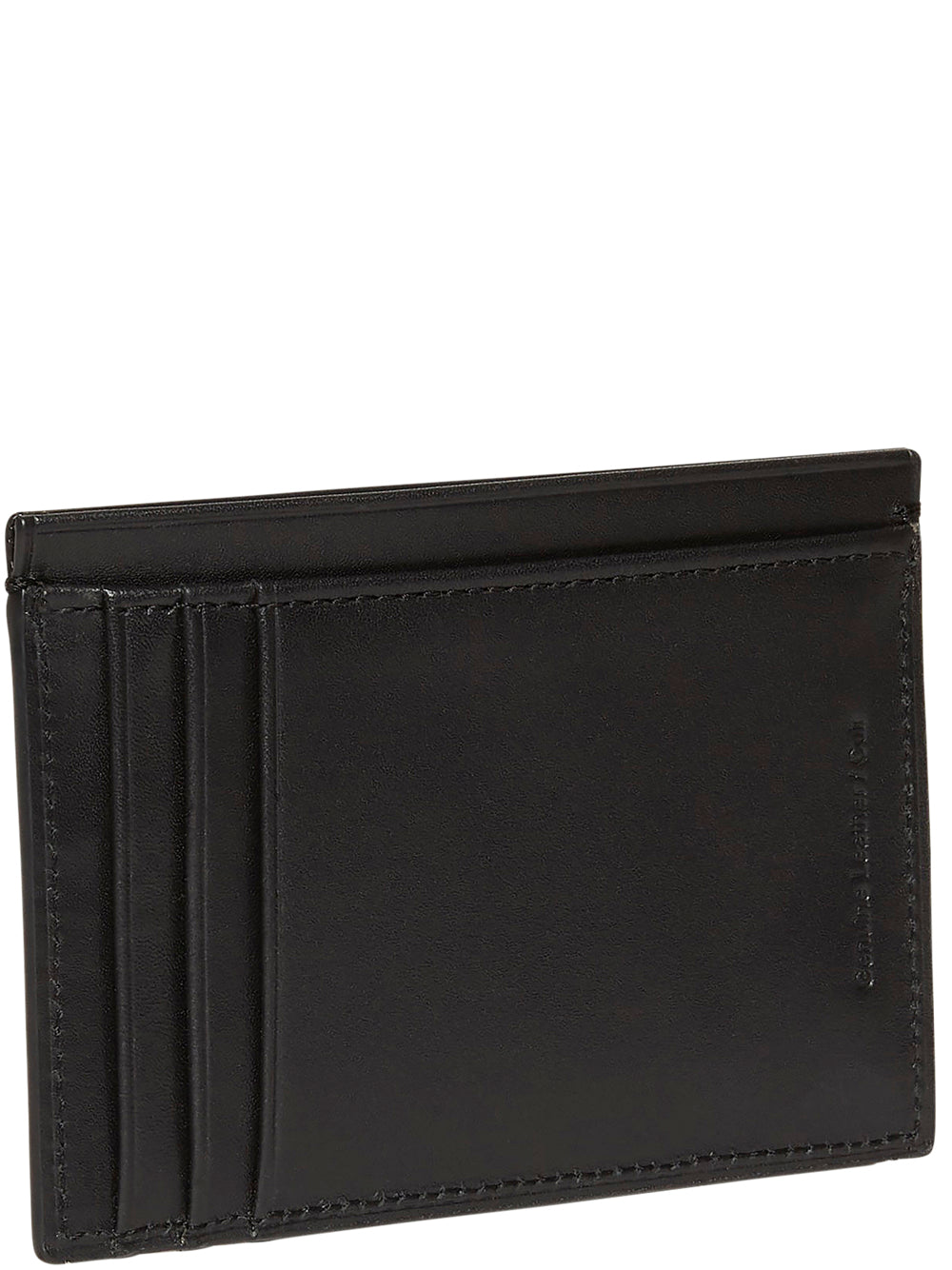 Portafoglio Uomo Plaque Card Case Nero