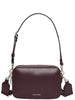 calvin klein borsa a spalla donna double strap camera bag bordeaux 3973188