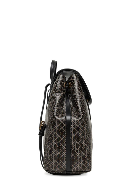 Calvin Klein Zaino Donna Flap Backpack Nero