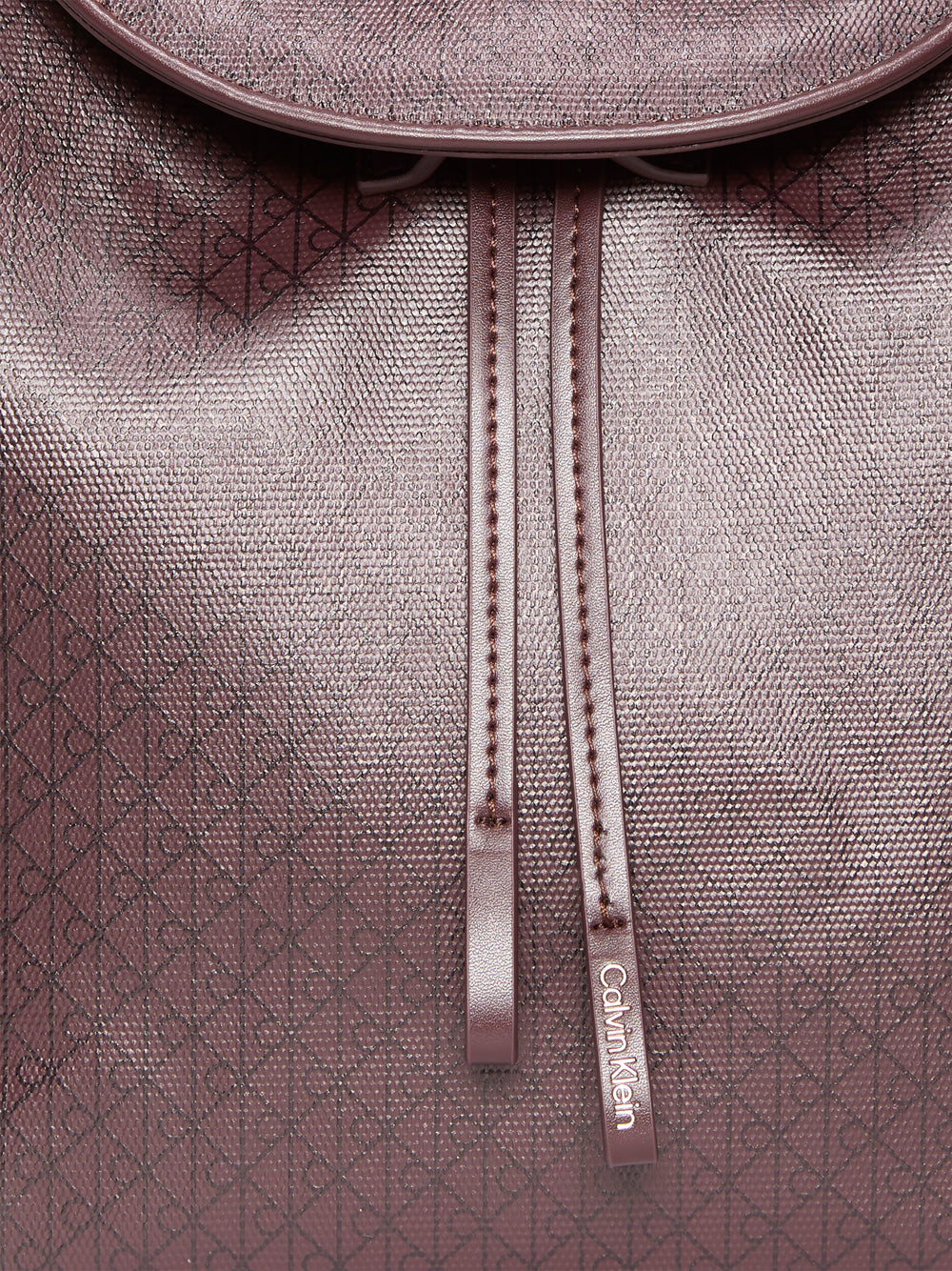 Calvin Klein Zaino Donna Flap Backpack Lilla scuro